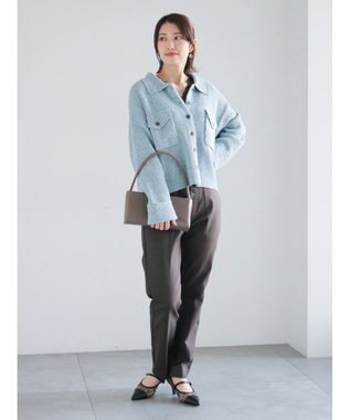 Te chichi ストレッチテーパードパンツ チャコールグレー