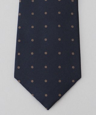 GOTAIRIKU GOTAIRIKU別注【日本製】シルク ネクタイ_ドット柄 ネイビー系8