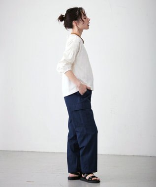 J.PRESS YORK STREET 【UNISEX】カーゴパンツ ネイビー系