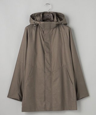 25年新作/3シーズン対応【仕事で着用可】メランジカルゼ フーデッドブルゾン_無地