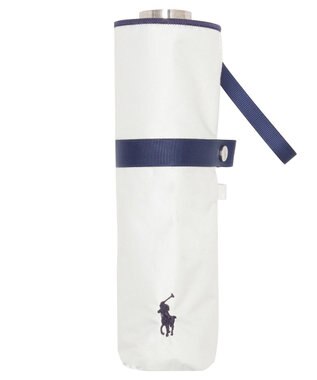 MOONBAT POLO RALPH LAUREN（ポロ ラルフローレン）晴雨兼用日傘 バイカラー 遮光率100% 遮熱 UV オフホワイト