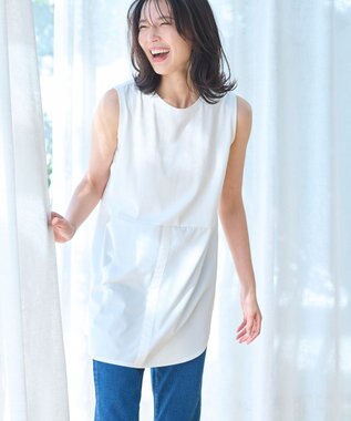 ANY L 【洗濯機可能】レイヤードインナータンクトップ