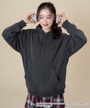 WEGO 【ユニセックス着用ITEM/裏起毛】HOTSTUFFグラフィックプルオーバー スミクロ