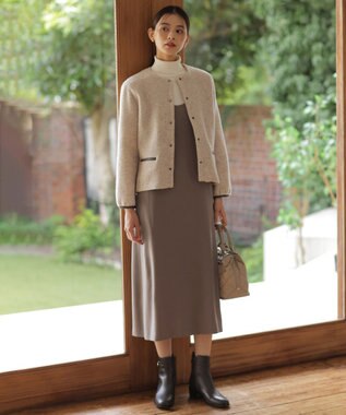 J.PRESS LADIES L 【ご好評につき新色追加！・WEB限定カラーあり・洗える】PRINCE タートルネック ニット ホワイト系