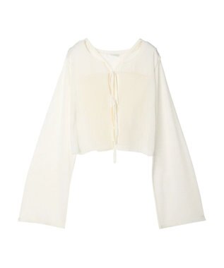 Green Parks ・swing by SET2点ニットカーデ&ニットキャミ Off White