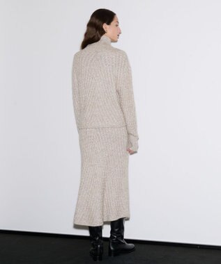 JOSEPH ファジーケーブル　ハイネックニット Khaki