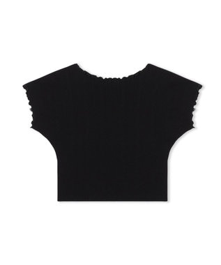 Chacott 【ノーソーイングニット】メロウコンパクトニットTシャツ