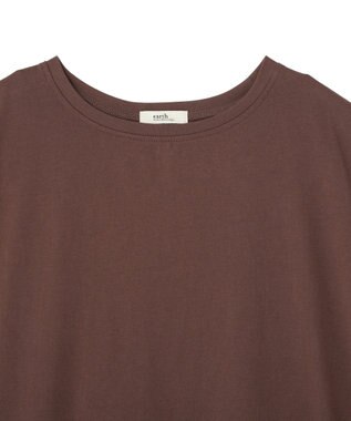 earth music&ecology 【接触冷感】ラッフルヘムプルオーバー Brown