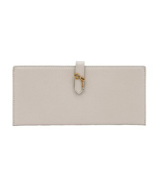 LANVIN en Bleu リュバン 薄マチ長財布 ベージュ