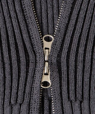 WEGO ダブルジップオフショルニット ブラック