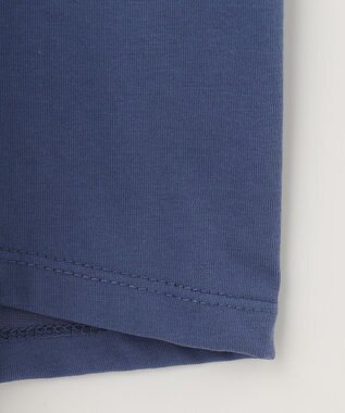 ANY SIS 【UVケア】プレーティングジャージー フレアスリーブ カットソー ダルブルー