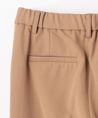 ANY 【洗濯機可/ストレッチ/ウエストゴム/裏起毛】マルチファンクションストレッチテーパードパンツ キャメル