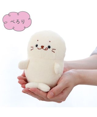 Mother garden しろたん ついてきちゃう ぬいぐるみ キーホルダー 《ぺろりついたん》 ぺろりついたん