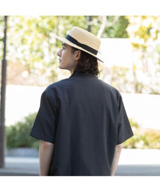 林八百吉商店 un chapeau　カンカン帽 ナチュラル