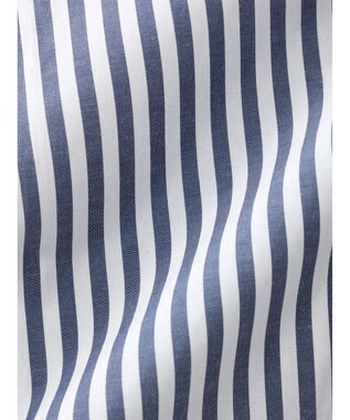 CRAFT STANDARD BOUTIQUE イージーケアオーバーシャツ Stripe Blue