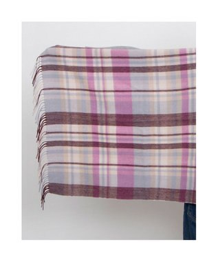 UNBILLION カシュネ cache nez / ウールメニーチェックストール レッド