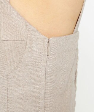 uncrave ヘリンボーン リネン ワンピース（uncrave WHITE） フラックスA