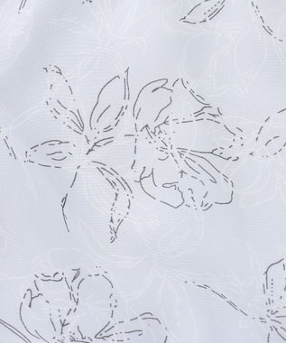 ANY SIS シフォンかぶせ ブラウス スカイブルー系