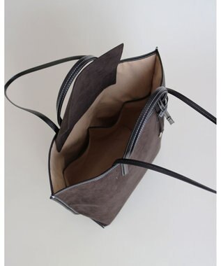 MORROW by thank 【A4サイズ収納可/軽量】VIVIAN LARGE ASスエード　ブラック