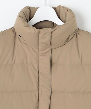 J.PRESS LADIES S ブラッシュドマルチポリ ダウンベスト キャメル系