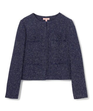TOCCA 【洗える】MIST TWEED ジャケット ネイビー系5