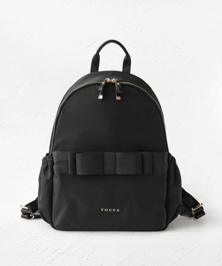 TOCCA 【撥水】RIBBON BRICK BACKPACK バックパック ブラック系