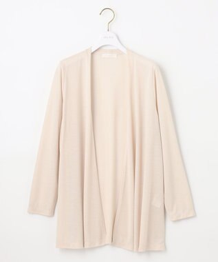 ANY SIS 【洗える】サラサラ着流し カーディガン ライトベージュ