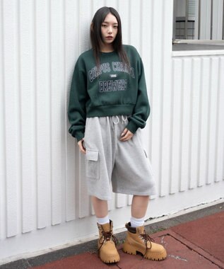 WEGO 【暖かい/裏起毛】裏起毛グラフィックスウェット 柄1