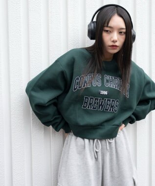 WEGO 【暖かい/裏起毛】裏起毛グラフィックスウェット 柄1