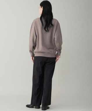 UNFILO MENS 【OCEANS YouTube 掲載/男女兼用】スムースシルキーニット カーディガン モカ