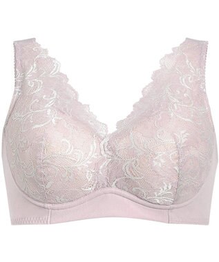 Wing ノンワイヤーブラ 着脱しやすい つけごこちがラク まるみのあるシルエット 【着脱らくらくブラ】 3Lまで対応 大きいサイズ NB4040 ウイング／ワコール