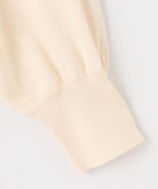 ANY SIS 【洗える】ペプラムニット プルオーバー アイボリー