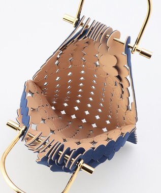 BEIGE， 【一部店舗限定】MARY AL TERNA / MOON ハンドバック Navy