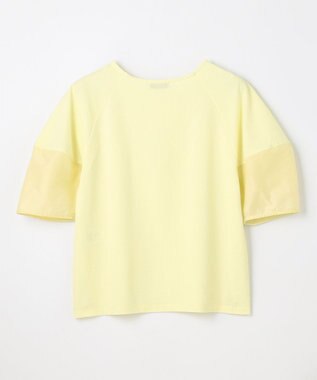 ANY L 【洗濯機可】サッカーランタンスリーブプルオーバー イエロー