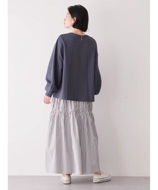 AMERICAN HOLIC 袖ボリュームカットプルオーバー Charcoal Gray