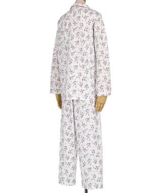 Wing パジャマ 長袖 長ズボン 綿混天竺素材 レディース EP7035 ウイング／ワコール ピンク