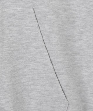 WEGO 【ユニセックス着用ITEM】ワッペンロゴZIPパーカー アッシュグレー