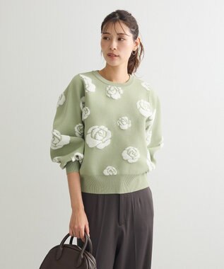 Green Parks ・ｓｗｉｎｇ　ｂｙ　バラジャカードニット Green