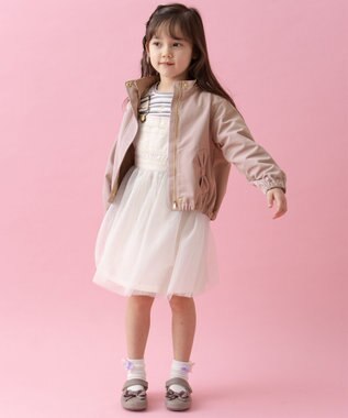 ANY KIDS マウンテンパーカー ピンクベージュ