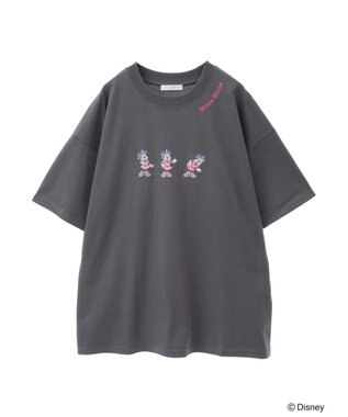 Green Parks ミッキーフレンド／体操プリント半袖ＴＥＥ Charcoal Gray