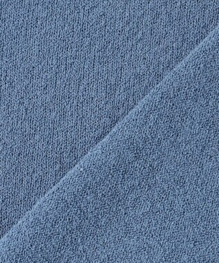 J.PRESS MEN ミックスブークレ スキッパーポロシャツ サックスブルー系