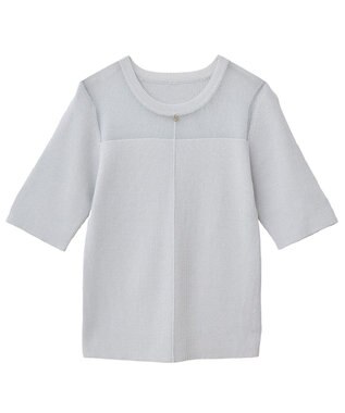 earth music&ecology シアーヨークニットプルオーバー