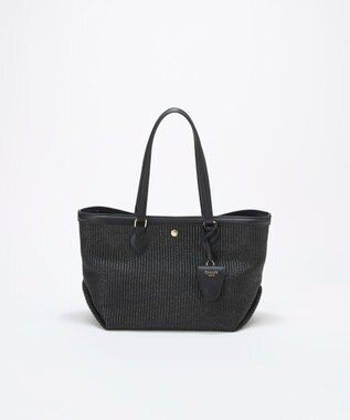 TOPKAPI 【Breath TOPKAPI】サングラスホルダー付き レザーコンビ カゴバッグ L