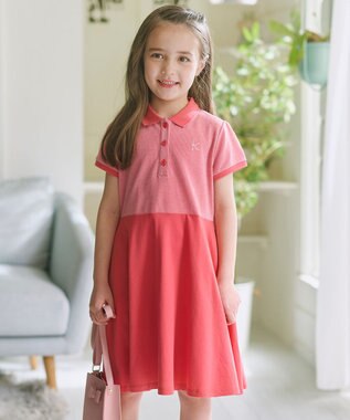 組曲 KIDS  【110-140㎝】 COOLMAXカノコワンピース