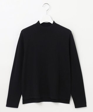 J.PRESS LADIES 【洗える】PRINCE ハイネック ニット ブラック系