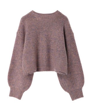 Green Parks ・ＥＬＥＮＣＡＲＥ　ＤＵＥ　ミックスシャギーニット Pink