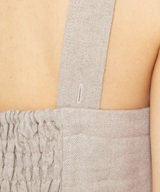 uncrave ヘリンボーン リネン ワンピース（uncrave WHITE） フラックスA