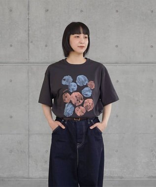 nitorito 【UNISEX】stone Tシャツ pink