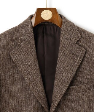 J.PRESS MEN 【KING SIZE】【定番】LOVAT LAVEROCK TWEED ヘリンボンツイードジャケット ブラウン系1
