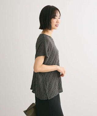 Green Parks ・ｆｕｒｒｙｒａｔｅバイヤスシャーリングプルオーバー Charcoal Gray